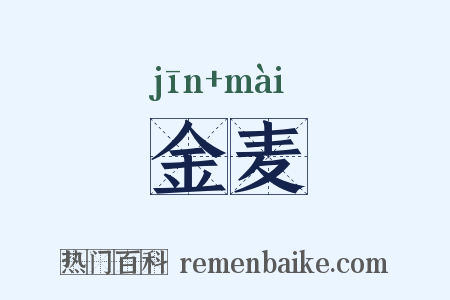金麦是什么意思的图片